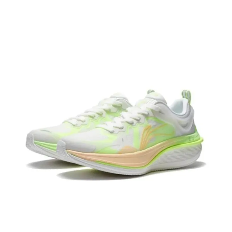 LINING WuShi 5S 2.0 Running Shoes Men Low Top White/Cyan/Orange-2
