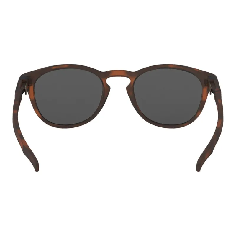 Oakley Acetate Plastic Irregular Shape Sunglasses Men's Brown-3