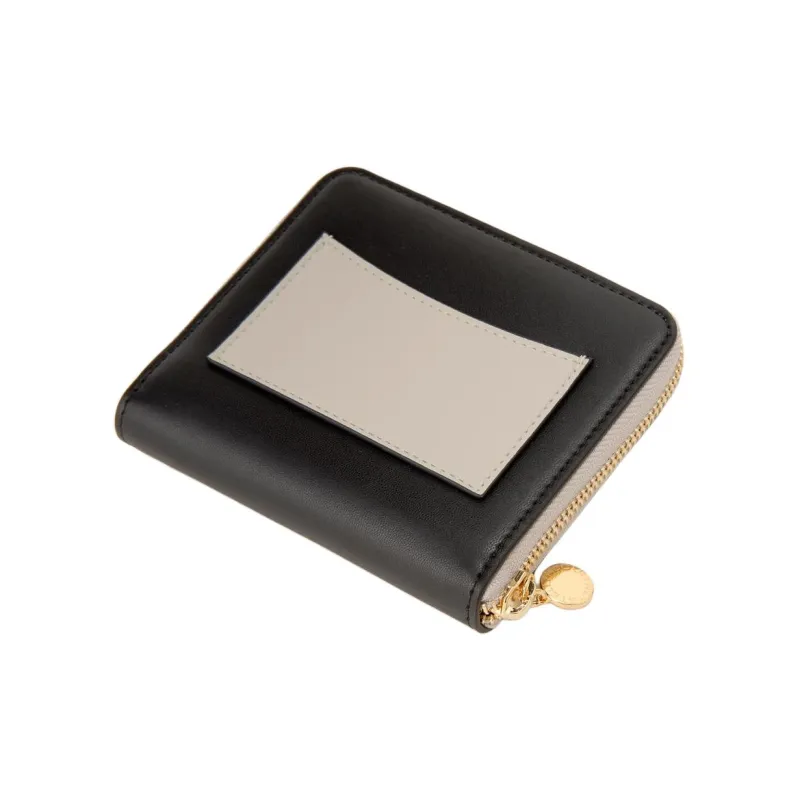 Stella McCartney Polyurethane Wallet Women's Black-3