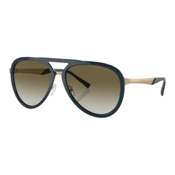 EMPORIO ARMANI Aviator Sunglasses Men's Dark Blue