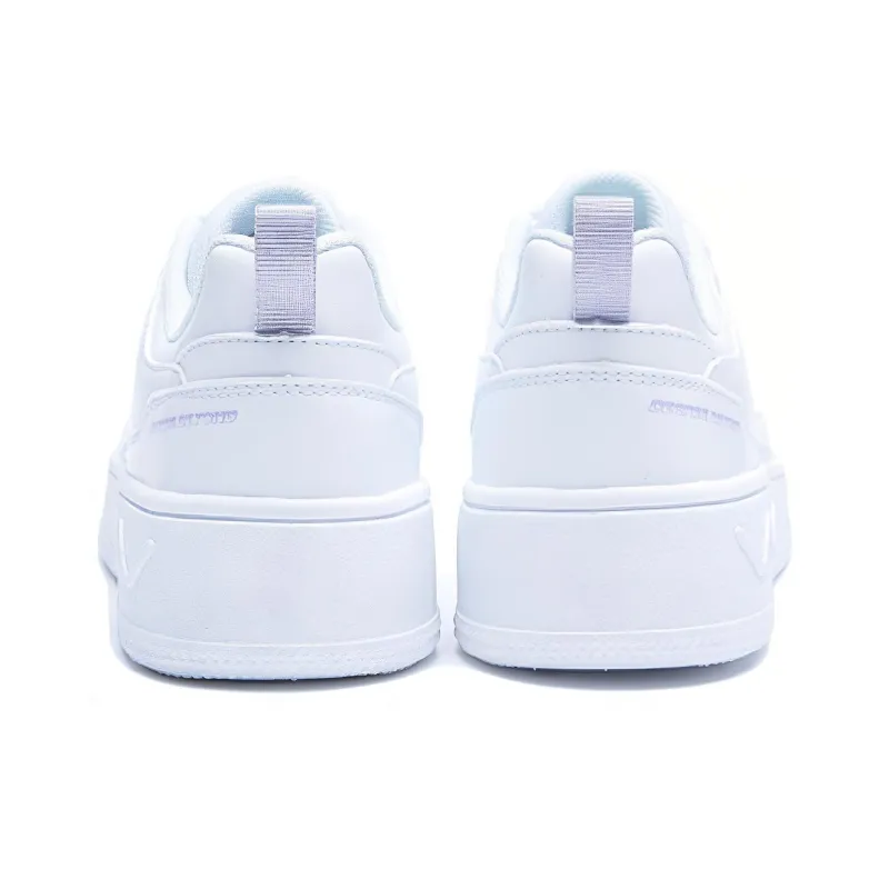 361° Air Force One Skateboard Shoes Women's Low Top White-3