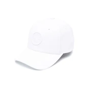 STONE ISLAND Compass Motif Curved Peak Baseball Cap