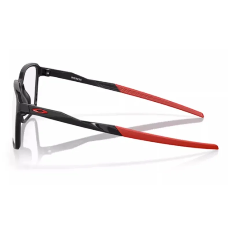 Oakley Injection Molding Irregular Shape Eyeglass Frames Unisex Black-5