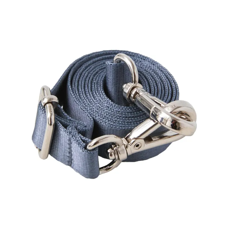 Emis Nylon Cylinder Bag Portable Crossbody Bag Shoulder Bag Unisex Gray Blue-4