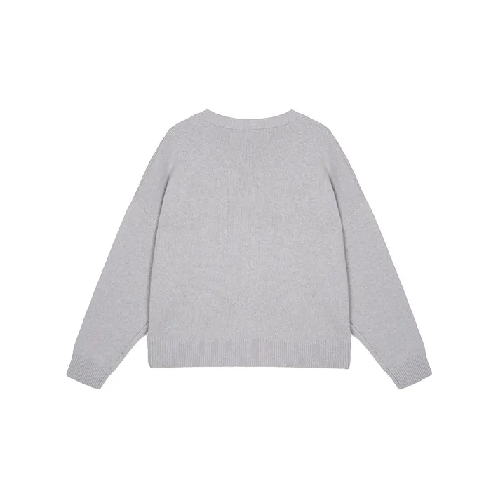 ROSESTUDIOBYGUOPEI Sweater Women's Gray-1