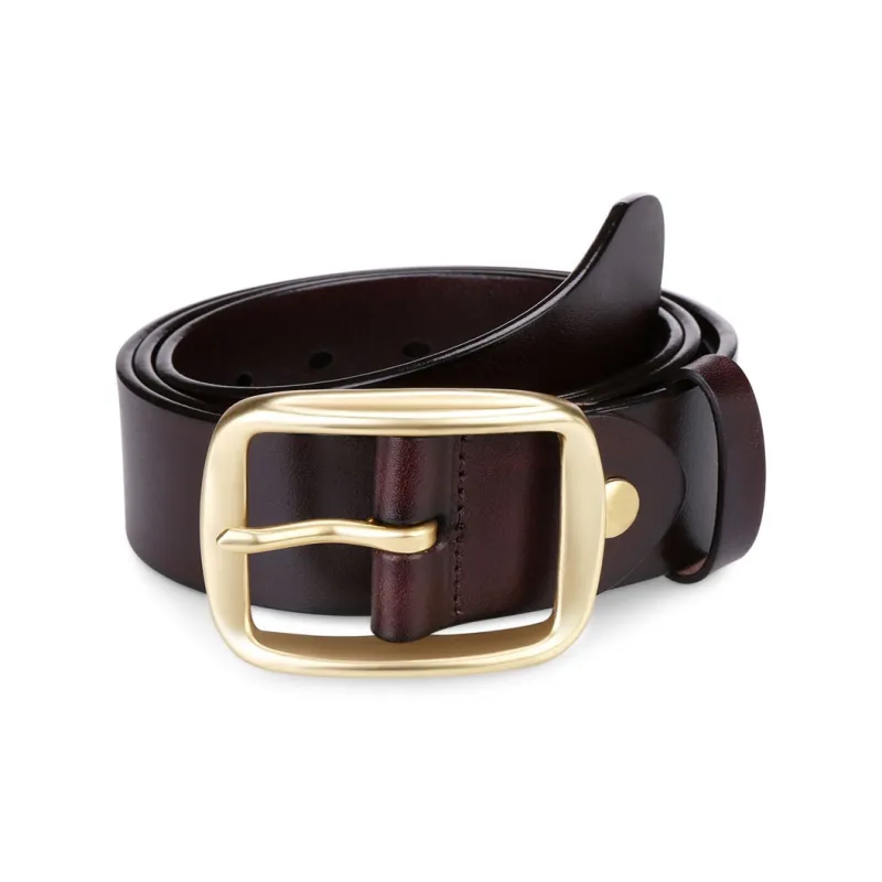 Cows Reign Top Grain Cow Leather Belts Men's 3.7cm-1