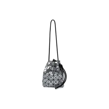 ISSEY MIYAKE Polyvinyl Chloride Bucket Bags Shoulder Bag Crossbody Bag Women's Silver