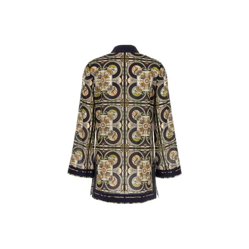 TORY BURCH Tory Sundial Square printed Tunic-1