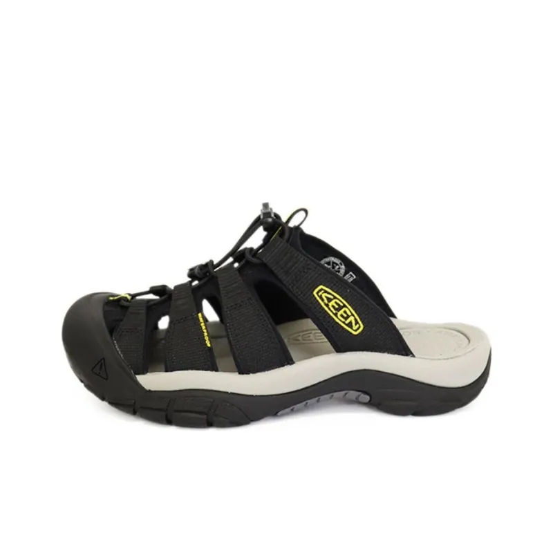 KEEN NEWPORT Closed Toe Slippers Men's Black-0