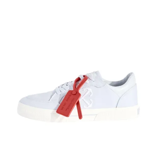 OFF-WHITE Vulcanized Contrasting-tag Canvas Sneakers