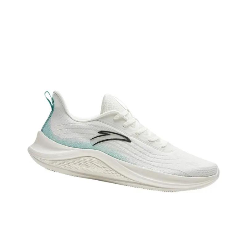 Anta Anti Slip Wear Resistant Low Top Running Shoes Men's White Green-1