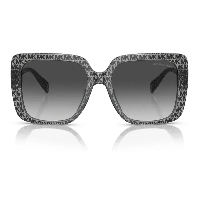 MICHAEL KORS Acetyl Square Sunglasses Unisex Gray-1