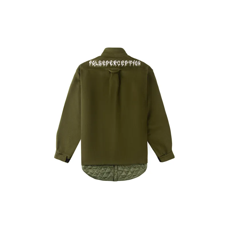 False Perception Jackets & Coats Unisex Green-1