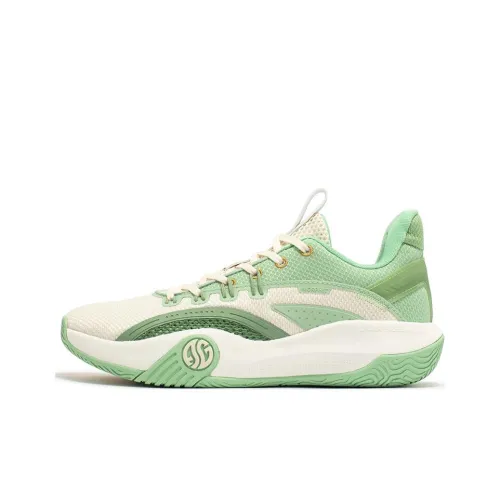 361° Abrasion Resistant Low Top Basketball shoes melissa Men's Green