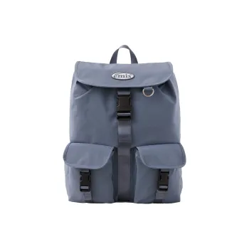 Emis Nylon Backpack Regular Unisex Gray Blue