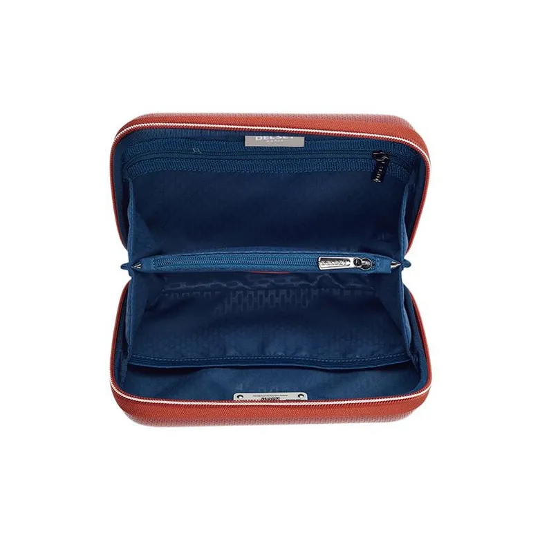 DELSEY PC Cell Phone Pouch Small Square Bag Handheld Shoulder Bag Crossbody Bag Small Size Unisex Terracotta-4