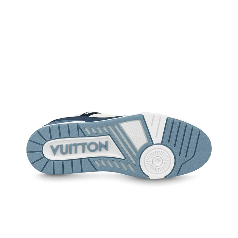 LOUIS VUITTON Lv Traainers 'White Blue'-4