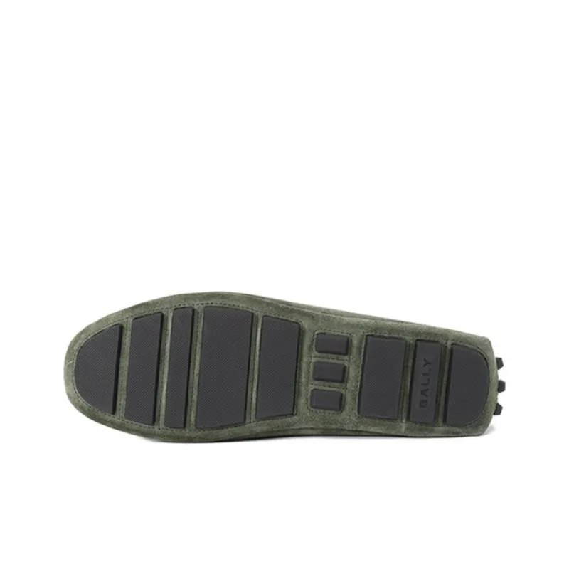BALLY Beanie Shoes Men's Army Green-5