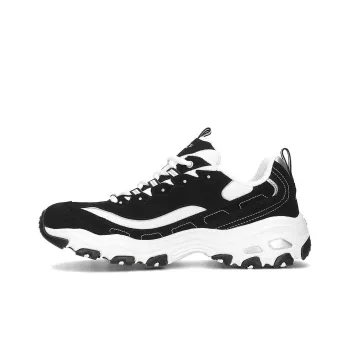 Skechers D'LITES Daddy Shoes 'White Black'