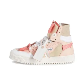OFF WHITE Off Court 3.0 Calf Leather Pink Beige Women's