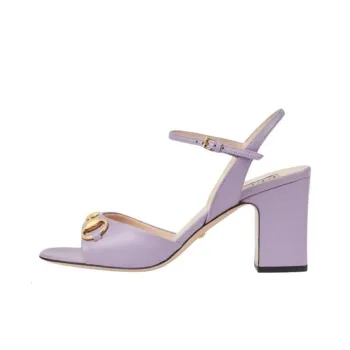 GUCCI One Strap Sandals Women's Purple