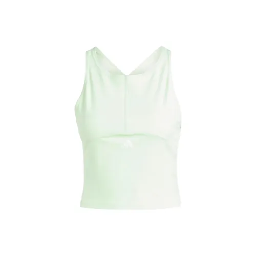 Adidas Sleeveless Sports Shirts Women's Green