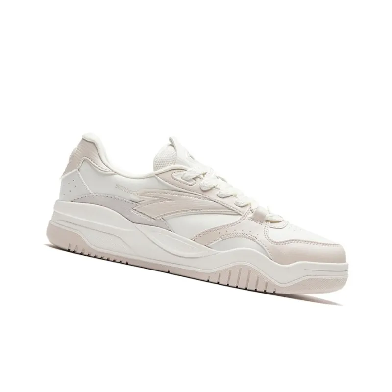 Anta Wave Shoes Wear Resistant Low Top Skateboard Shoes Women's White-1