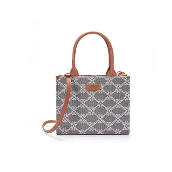 Venque Polyester Commute Versatile Shoulder Bag, Crossbody Tote, Handbag Women's Khaki