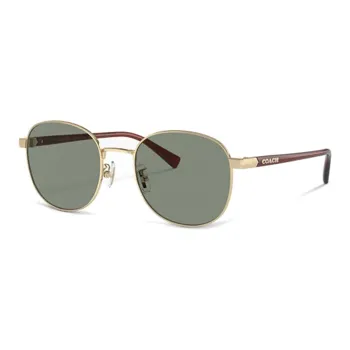 COACH Metal Round Sunglasses Men's Gold