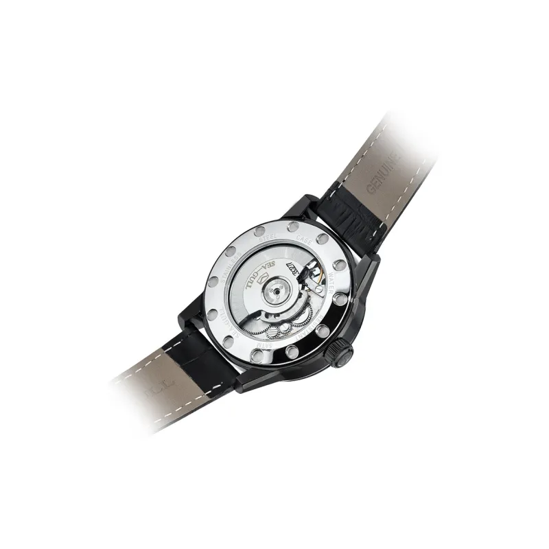 Sea Gull LE BRASSUS Automatic Mechanical Movement Watch Men's Watches Black Dial-13