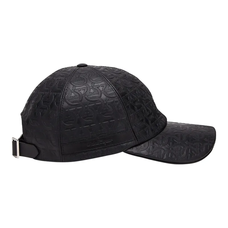 Ferragamo Gancini Leather Cap-1