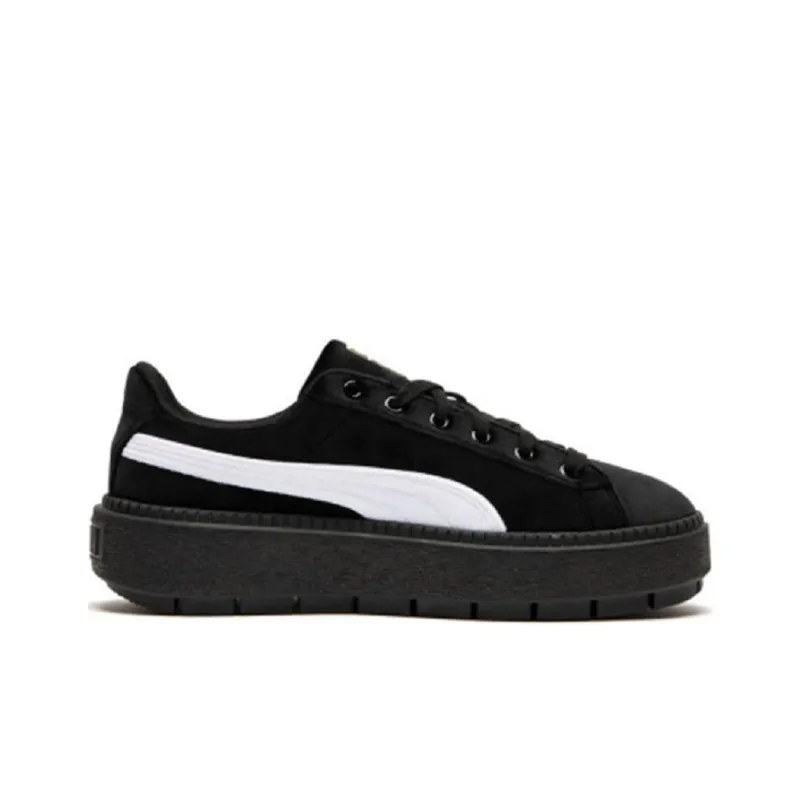 PUMA Platform Trace V Black/White Women's-1
