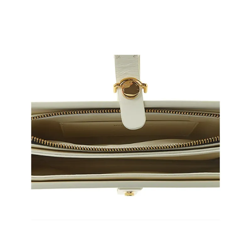 MARNI Calfskin Clutch Women's White-8