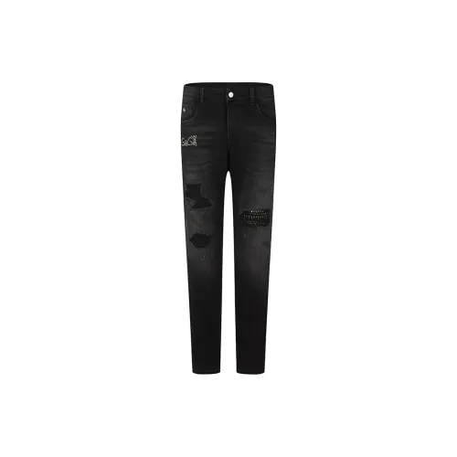 GAGAML Jeans Men Dark Gray