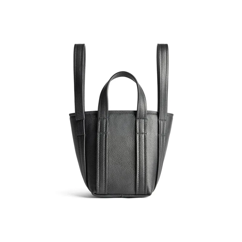 Balenciaga Everyday Grained Calfskin Tote Bag, Shopping Bag, Handbag Mini Women's Black-4