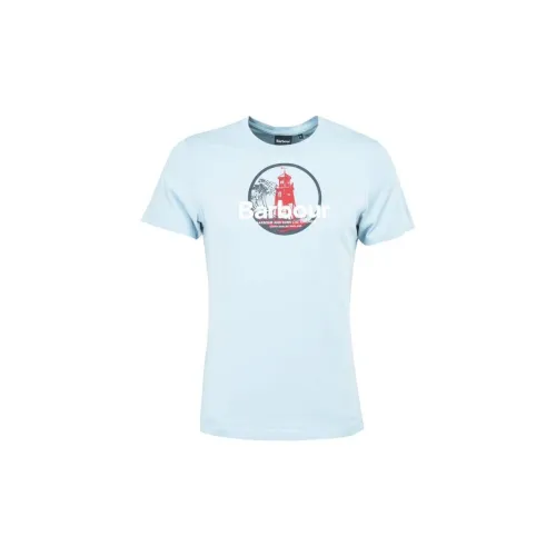 BARBOUR T-Shirts Men Blue