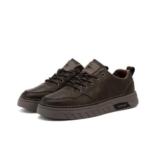 YEARCON Skateboard Shoes Men Low-Top