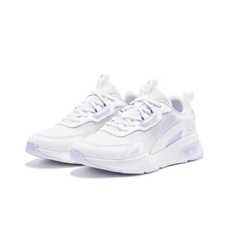 QIAODAN Wear Resistant Running Shoes Women's White-2