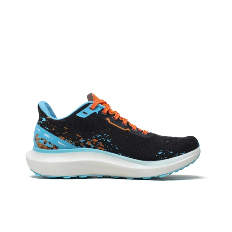 AVOCCO Gragle Cushioning Anti Slip Wear Resistant Breathability Low Top Running Shoes Unisex Lava Black-1