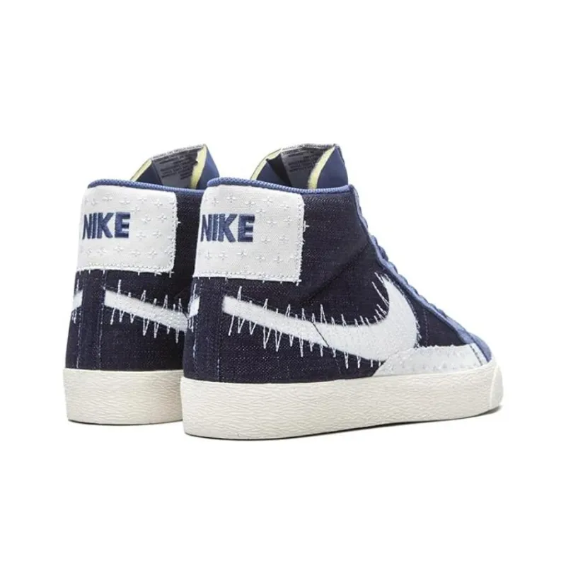 Nike Sb Zoom Blazer Mid Sashiko Mystic Navy-3