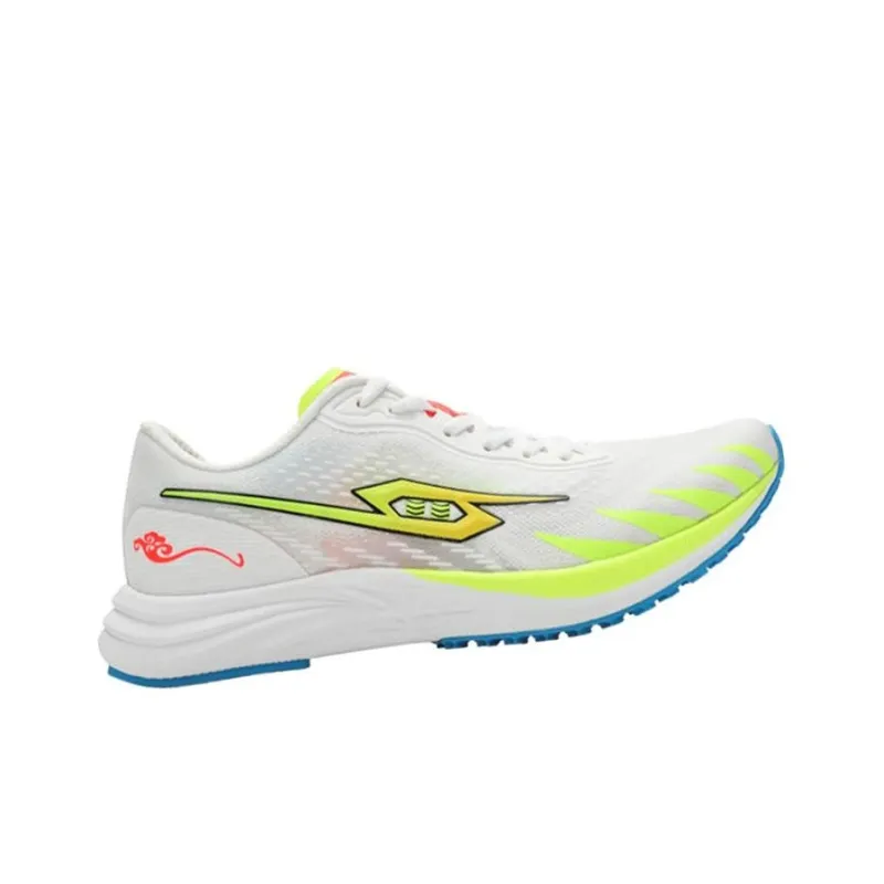 TANSHEZHE Dark Horse 2.0 Cushioning, Slip Resistant, Abrasion Resistant, Rebound Low Top Running Shoes Unisex White-1