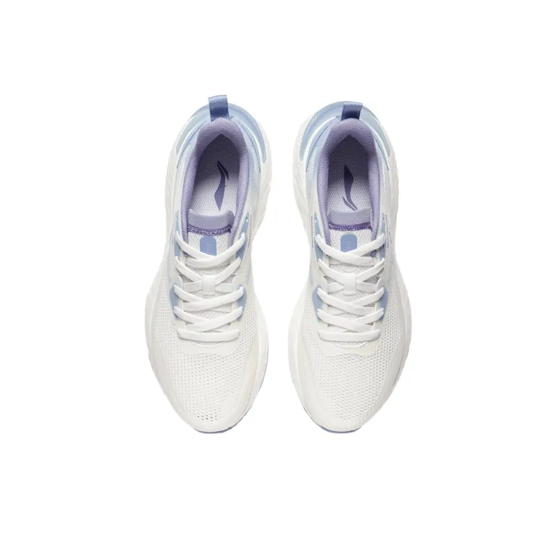 LiNing Running Collection Low Top Running Shoes Men's White Blue-3