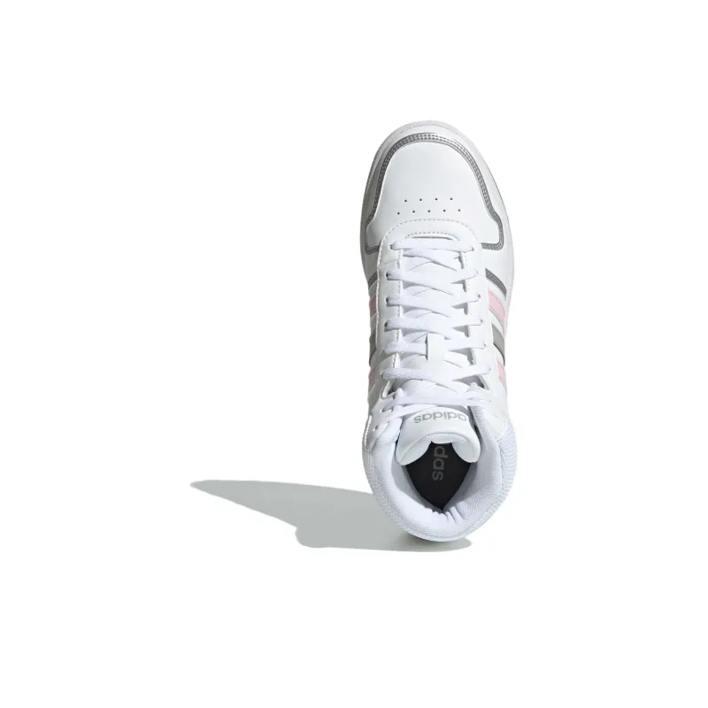 Adidas Neo Hoops 2.0 Mid 'White Pink Grey' Women's-3