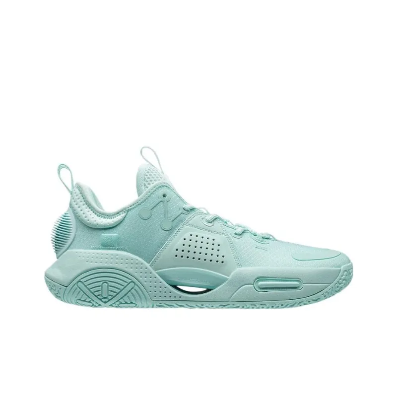 LINING All City 9 V1.5 Basketball Shoes Men Low Top Water Wave Green-1