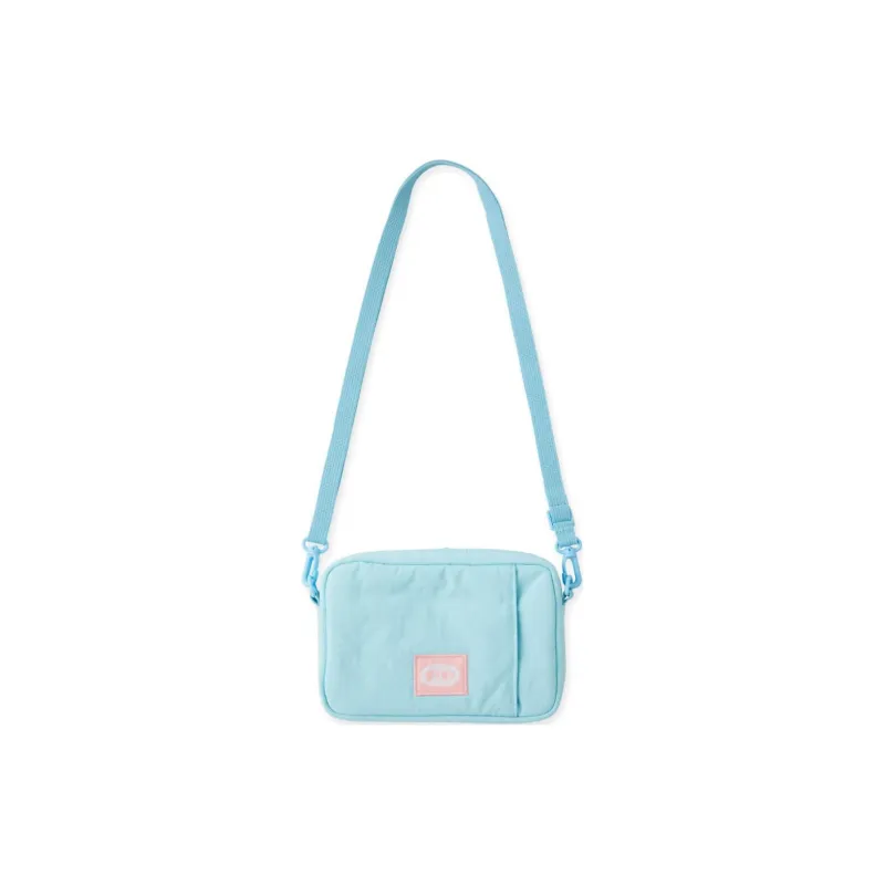 LINE FRIENDS BT21 Nylon Crossbody Storage Bag, Travel Shoulder Bag Women's Blue-1