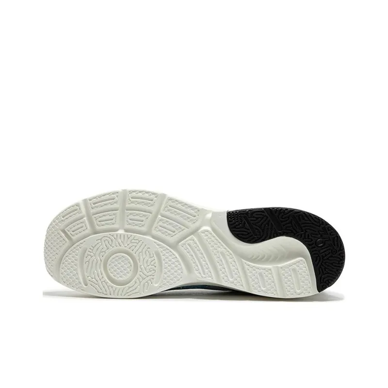 361° Cushioned Slip-Resistant Abrasion-Resistant Low-Top Running Shoes Women's White Blue-4