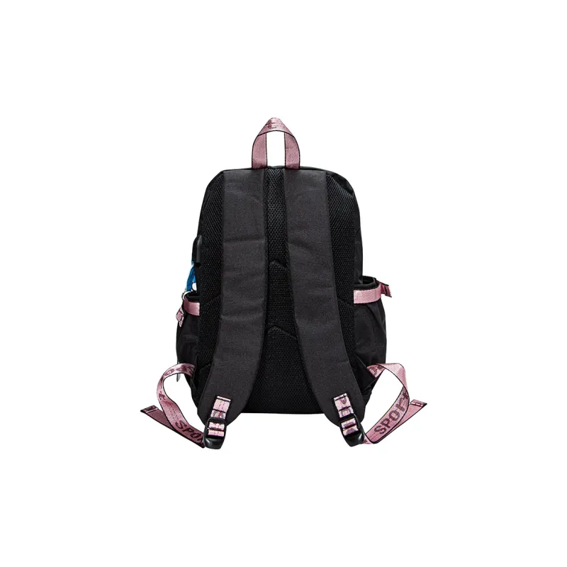 GF Nylon Backpack Large Size Women's Blue Black-4