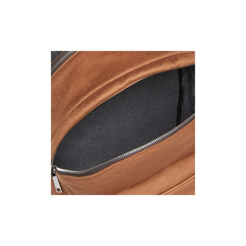 Zegna Cashmere Backpack Men's Reddish Brown-3