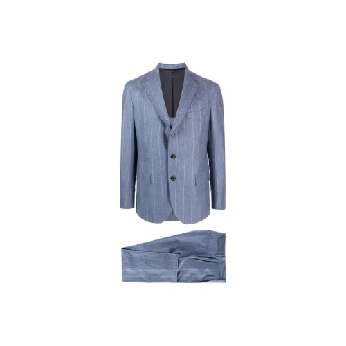 Eleventy Wool-blend Single Breasted Suit