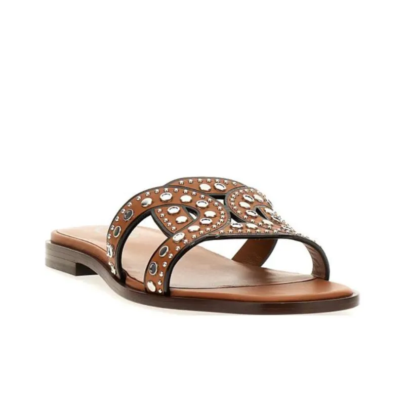 TOD'S Maxi Catena Stud Embellished Sandals Women's-1